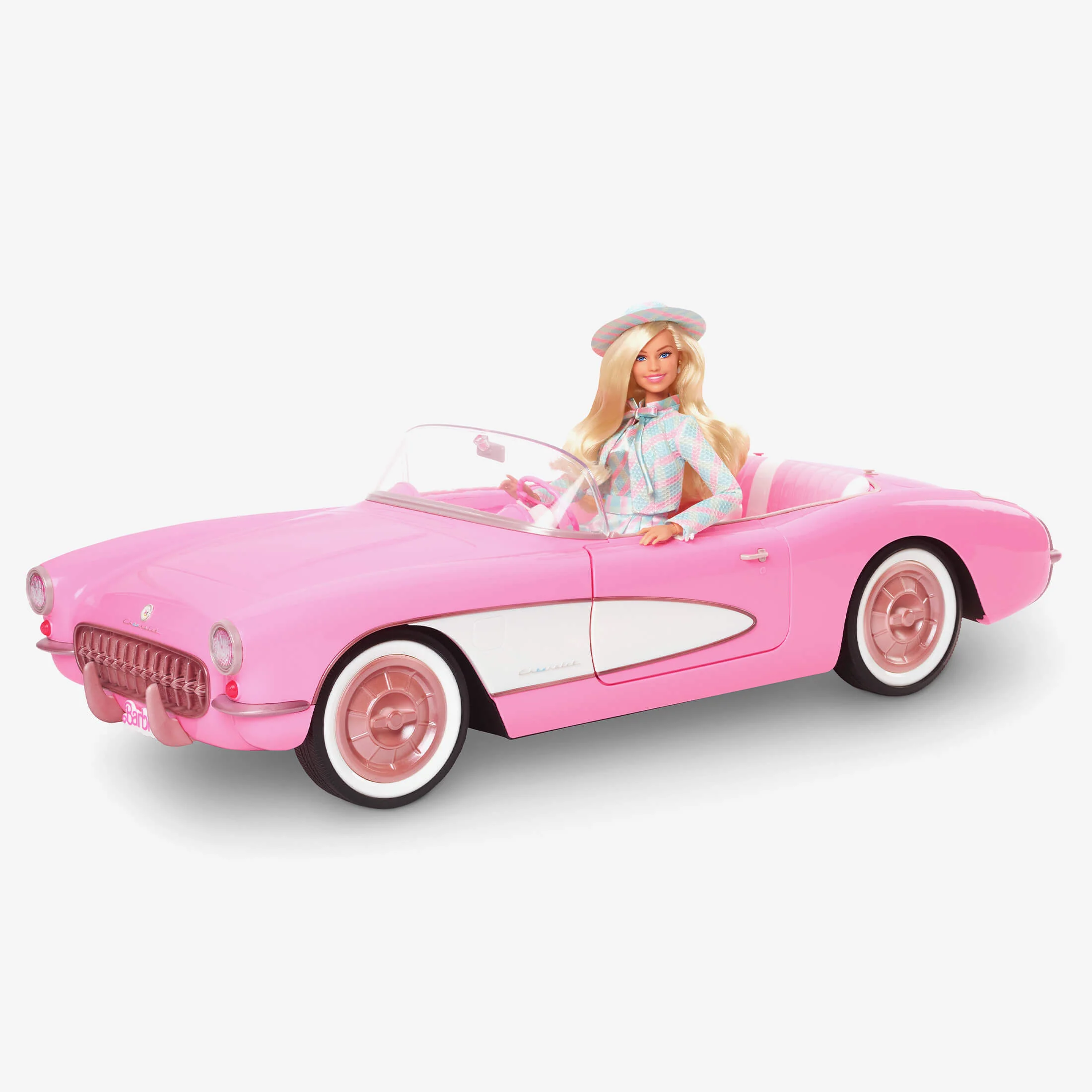 Barbie The Movie Hot Wheels' RC Corvette Remote Control Car 2023 Brand New