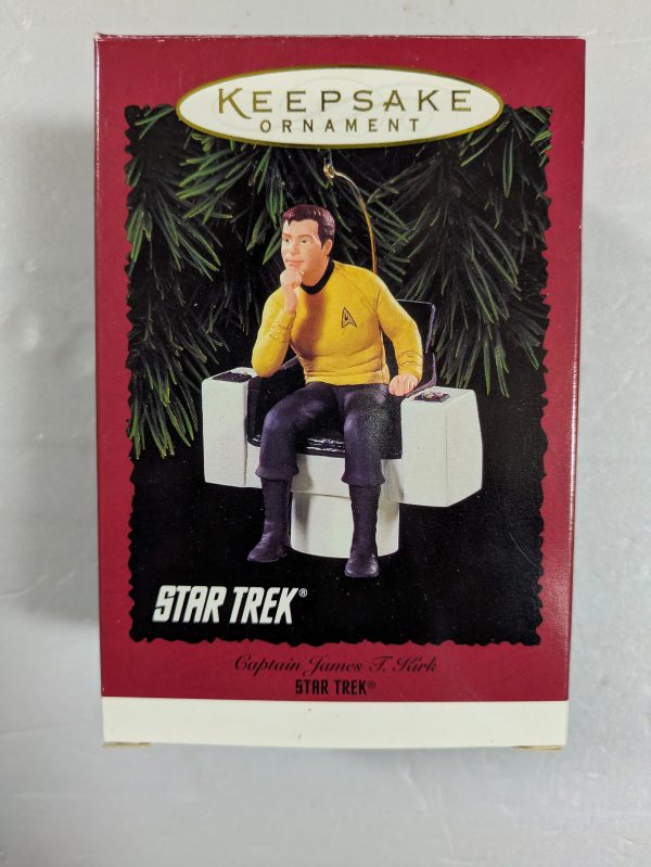 Hallmark Ornament Captain James T. Kirk 1995 NRFB