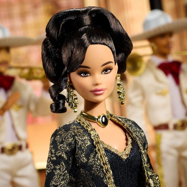 Barbie Signature Juan Gabriel Collectible Doll in Chic Black and Gold Suit NRFB in Shipper NEW - Image 3